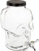 Totenkopf aus Glas mit Deckel 4 L Getränkespender mit Produktbild-Vorschau 8