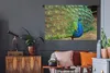 MuchoWow® Wandteppich Wandbehang Pfau - Federn - Produktbild-Vorschau 5
