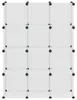 vidaXL Système d'étagères avec 12 cubes Transparent PP Voir les images du produit 5