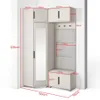 Garderoben-Set Napoli Version 19: Eckschrank mit Produktbild-Vorschau 2