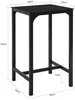 SoBuy Quadratischer Bartisch Küche Hoher Tisch Hoher Produktbild-Vorschau 3