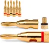 NAUC Bananenstecker 4mm schraubbar 24K vergoldet Produktbild-Vorschau 1