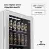 Klarstein chladnička, sklenené dvere, úzka, 74 l, 3-18 °C, Náhľad obrázku produktu 5