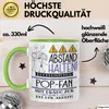 Pop-Fan Tasse Geschenk Lustig Abstand Halten Produktbild-Vorschau 3