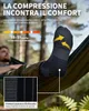 CAMBIVO Calze Ciclismo Compressivo 2Paia, Calze Trekking Anteprima dell’immagine prodotto 3