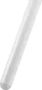 A white, cylindrical object, likely a TV stand component, is shown diagonally against a white background. Voir les images du produit