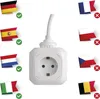Steckdosenwürfel 1,9 m / 4 Steckdosen / weiß / PVC / USB / 1,5 mm2 Produktbild-Vorschau
