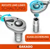 Gakago Teleskop-Ratsche 1/2 Zoll bis zu 60cm - Extra lange Produktbild-Vorschau 5