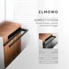 ELMOWO - Edelstahl Handtuchhalter ohne Bohren doppelt für 2 Produktbild-Vorschau 4