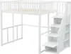 MODFU Hochbett 140x200 mit Geländer und Produktbild-Vorschau 9