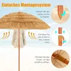 Hawaii Sonnenschirm Ø200cm, Strohschirm neigbar mit Produktbild-Vorschau 4