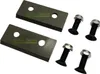 2X lame de broyeur lame 75x32mm trous 8,5mm distance entre Voir les images du produit 1