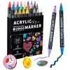 Creative Acrylmarker Set 24 Stück – Doppelseitige Stifte Produktbild-Vorschau 1