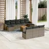The Living Store 11-tlg. Garten-Sofagarnitur mit Kissen Produktbild-Vorschau 2