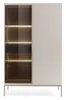 Armoire vitrine 104 cm Haller - Vitrine avec porte vitrée & Voir les images du produit 2