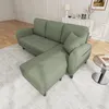 Merax L-vormige hoekbank met chaise longue, 3-zits bank met Productafbeelding-voorbeeld 11