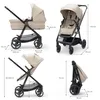 KINDERKRAFT Poussette combinée 3 en 1 Newly Sand beige + Voir les images du produit 25