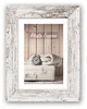 Elegante cornice vintage in legno rettangolare bianco panna Anteprima dell’immagine prodotto 1