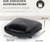GOURMETmaxx Sandwich Maker mit LED-Kontrollleuchte - Produktbild-Vorschau 5