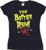 Netflix - "Stranger Things You Better Run" T-Shirt für Produktbild-Vorschau 1