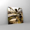 Bilder auf glas - Paintball Pistole Spieler - 50x50cm - Produktbild-Vorschau 4