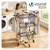 VOUNOT® Wäscheständer Turm 3 Ebenen Turmwäscheständer Produktbild-Vorschau 2