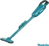 A teal and black Makita cordless handheld vacuum cleaner is shown against a white background. Podgląd zdjęcia produktu