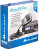 The image shows the retail packaging of a Midland Alan 48 Pro CB radio transceiver. Anteprima dell’immagine prodotto