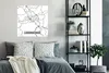 MuchoWow® Poster Lüdenscheid - Karte - Stadtplan 75x75 cm - Produktbild-Vorschau 4