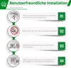 Instructions for installing a printer ink cartridge. Produktbild-Vorschau