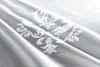 Jacquard Bogenstore Gardine, 145x600, Barock Blumenmuster Produktbild-Vorschau 3