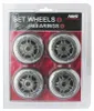Jeu de roues 72x24 enPolyuréthanetransparent + roulements Voir les images du produit 1