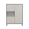 Vitrine FRESCO 3D, Vitrine mit drei Drehtüren Wohnzimmer Produktbild-Vorschau 3