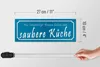 Holzschild  langweilige Frauen saubere Küche, 27 x 10 cm, Produktbild-Vorschau 6