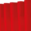 A close-up view of several red curtains, showing their texture and folds. Produktbild-Vorschau