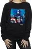 Marvel - Sweatshirt für Damen BI2870 (S) (Schwarz) Produktbild-Vorschau 3