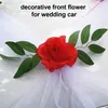 Auto Schmuck Braut Paar Rose Deko Dekoration Autoschmuck Produktbild-Vorschau 6