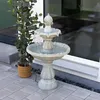 Solarbrunnen für draussen mit zweifach Wasserspiel Höhe Produktbild-Vorschau 4