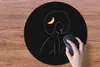 MuchoWow® Mauspad Mousepad Frau - Mond - Gold - Produktbild-Vorschau 3