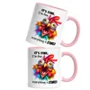 It's Fine I'm Fine Tasse Rosa Lustiges Huhn Stress Humor Produktbild-Vorschau 2