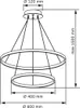 Lampa wisząca LED LEA czarno-biała 35W Neutralna biel Podgląd zdjęcia produktu 5
