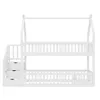 Flieks etagesbed 90x200 cm met trap, kinderbed in de vorm Productafbeelding-voorbeeld 6