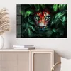 DEQORI Glasbild Echtglas 90x60 cm 'Dschungelblick' Wandbild Produktbild-Vorschau 4