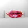 Bild auf Leinwand - Leinwandbild - Rote Lippen glänzend Produktbild-Vorschau 4
