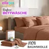 EllaTex Renforcé Bettwäsche 200x200 + 2x 80x80 cm Baumwolle Produktbild-Vorschau 2