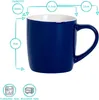 Argon Ta Farbige Kaffeetassen – 350 ml – Marineblau – Produktbild-Vorschau 3