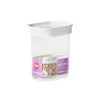 A clear studio shot of a single food storage container. Voir les images du produit