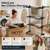 Sèche-linge pliable de 173 cm avec roulettes, Voir les images du produit 5