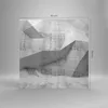 Bilder auf glas - Einteilig - Beton Wand Grau - 50x50cm - Produktbild-Vorschau 3