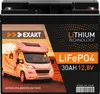 LiFePO4 12V 25Ah LANGZEIT Lithium Batterie Solarbatterie Produktbild-Vorschau 1